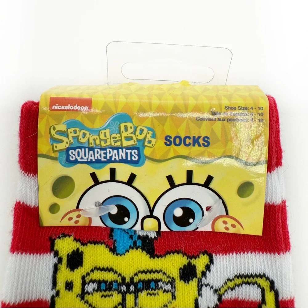 SpongeBob SquarePants 4th of July Womens Crew Socks Nickelodeon Y2K 2 Pairs